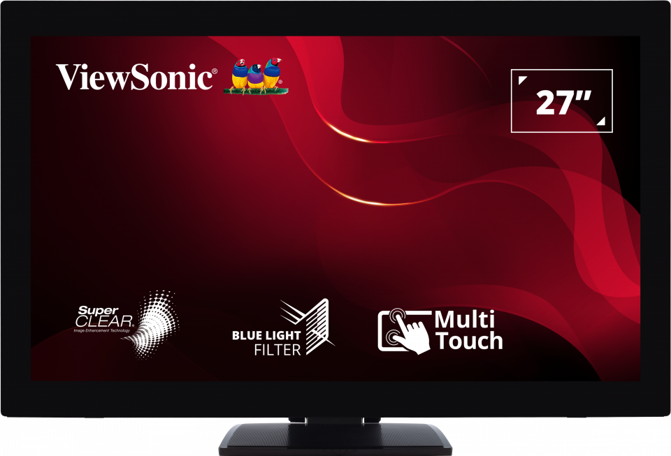 Monitor Consumer ViewSonic TD2760, 27", 1920 x 1080 pixeli, Touchscreen, Black, 3 ani Garantie - imaginea 1