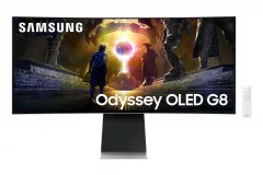 Monitor Samsung 34" LS34DG850SUXDU, Curvature: 1800R, Diagonal (inch): 34, Diagonal (cm): 86, Aspect ratio: 21:9, Panel: OLED, Resolution: 3440x1440, Refresh Rate: 175Hz, Response time GtG: 0.03ms, Brightness (max): 250 cd/m², Contrast (static) : 1M:1, Viewing angle: 178/178, Color Gamut Type — Nou
