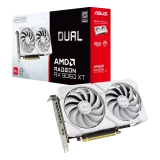 Placa Video ASUS AMD Radeon RX 9060 XT Dual White, 16 GB GDDR6, 128 bit, PCIe 5.0 x16, 1 x HDMI, 2 x DisplayPort — Nou