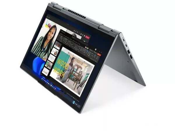 Laptop 2 in 1 Lenovo ThinkPad X1 Yoga G7, Intel Core i7 1255U 1.7 GHz up to 4.7 GHz, 16 GB LPDDR5, 512 GB SSD M.2, Intel Iris Xe Graphics, Wi-Fi, Bluetooth, WebCam, Display 14" 1920 by 1200 Touchscreen, Pen, Windows 11 Pro; 3 Ani Garantie, Premium, Refurbished - imaginea 1