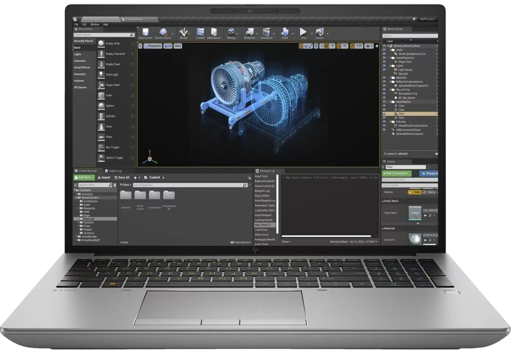 Laptop HP ZBook Fury 16 G10, Intel Core i7 13850HX 2.1 GHz up to 5.3 GHz, nVidia RTX A1000 6 GB GDDR6, Wi-Fi, Bluetooth, WebCam, Display 16" 1920 by 1200, Fara Memorie Ram, Fara Hard Disk, Fara Windows, 1 An Garantie - imaginea 1