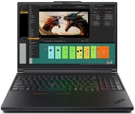 Laptop Lenovo ThinkPad P16 Gen 3, Intel Core Ultra 9 285HX 2.1 GHz up to 5.5 GHz, 64 GB DDR5, 2 x 1 TB SSD M.2 NVMe, nVidia RTX PRO 3000 Blackwell 12 GB GDDR7, Wi-Fi, Bluetooth, WebCam, Display 16" 3200 by 2000 OLED Touchscreen, Windows 11 Pro; 3 Ani Garantie, Premium, Refurbished — Refurbished