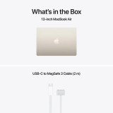 MacBook Air 13.6" Retina/Apple M5 (CPU 10-core, GPU 8-core, NeuralEngine16-core)/16GB/512GB - Starlight - US English KB (No Adapter) - 2026 (Cto from MDHA4RO/A) - imaginea 3