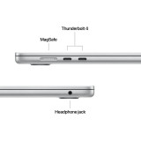 MacBook Air 15.3" Retina/Apple M5 (CPU 10-core, GPU 10-core, NeuralEngine16-core)/32GB/512GB - Silver - INT KB (No Adapter) - 2026 (CTO from MDV94RO/A) - imaginea 3