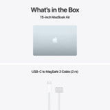 MacBook Air 15.3" Retina/Apple M5 (CPU 10-core, GPU 10-core, NeuralEngine16-core)/32GB/1TB - Sky Blue - US English KB (No Adapter) -  2026 (CTO from MDVU4RO/A) - imaginea 4